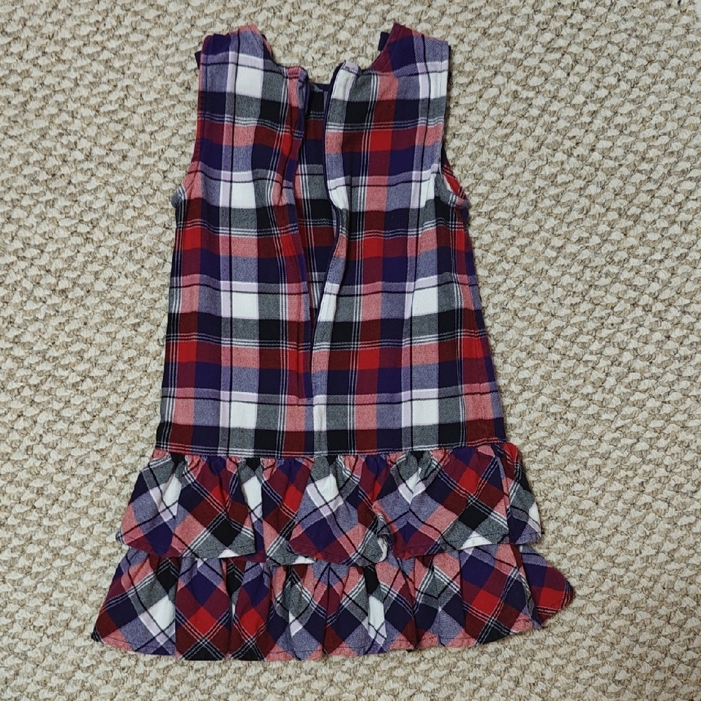 Gymboree Multicolor Plaid Ruffle Dress - Picture 4 of 6